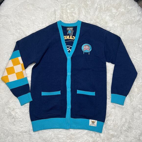 ONE PIECE CHOPPER CARDIGAN COTTON CANDY STRAW HAT PIRATES - Picture 1 of 4